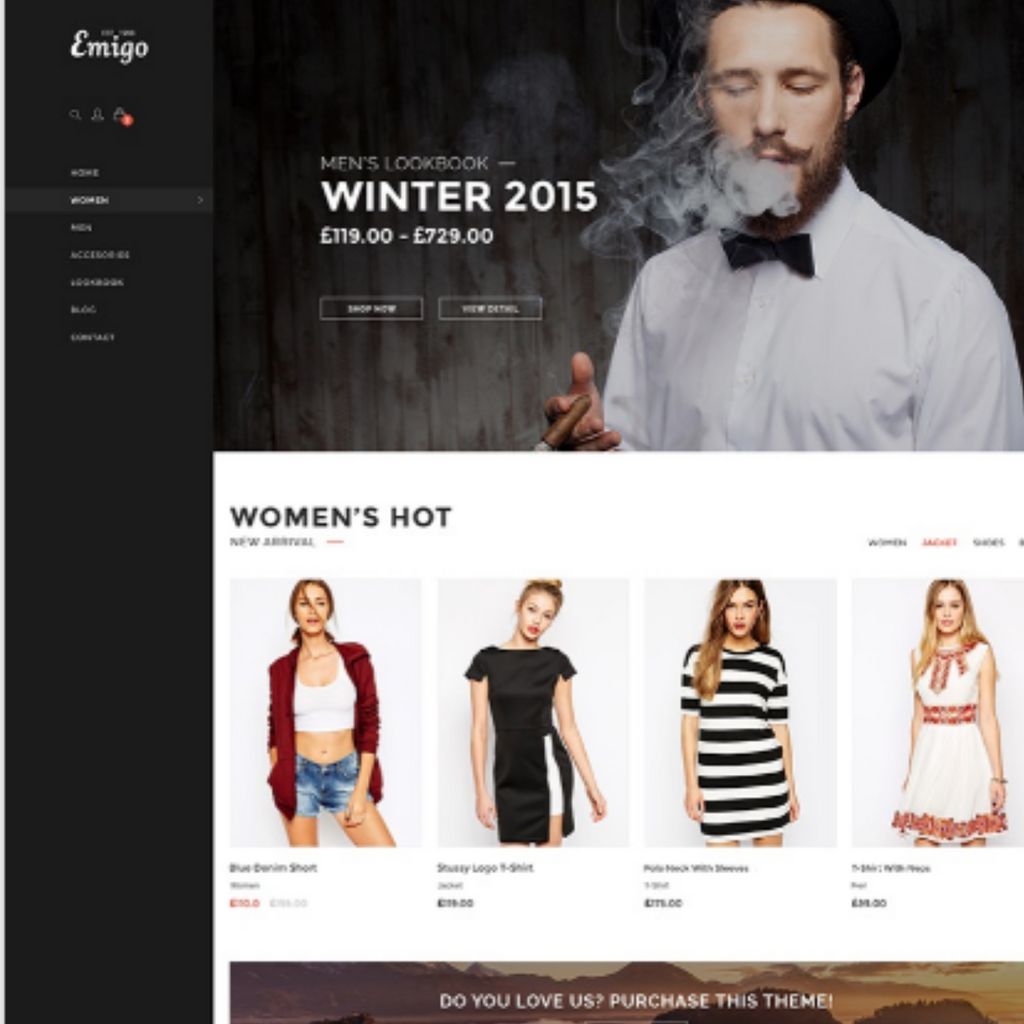 Ecommerce  Multi Concept Shopify Website