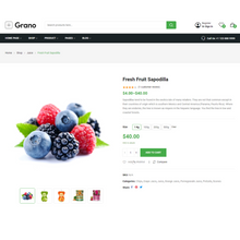 Organic & Food WordPress Responsive Website