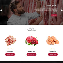 Butcher & Meat Store Shopify Shopping Website