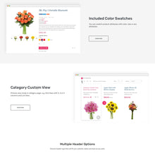 Flowers, Plant, Gardening Shop Shopify Shopping Website