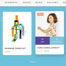 Kids Store Shopping Responsive WordPress Website