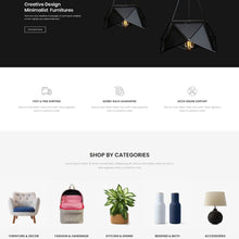 Home Items Responsive Shopify Shopping Website