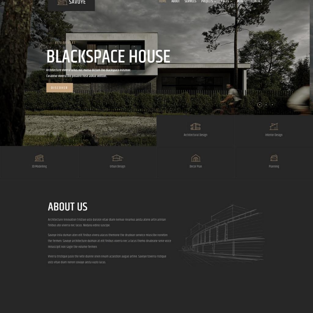 Architecture & Interior WordPress Website