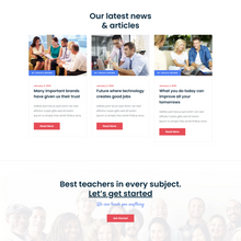 Online Education WordPress Responsive Website
