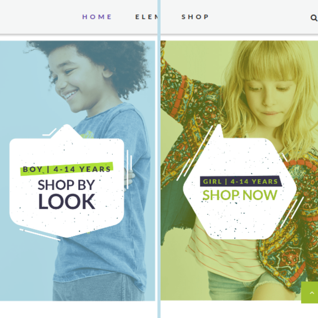 Kids Store Shopping Responsive WordPress Website