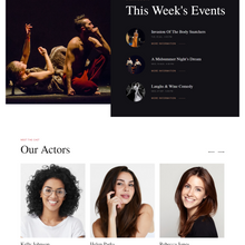 Theatrical Activites WordPress Responsive Website