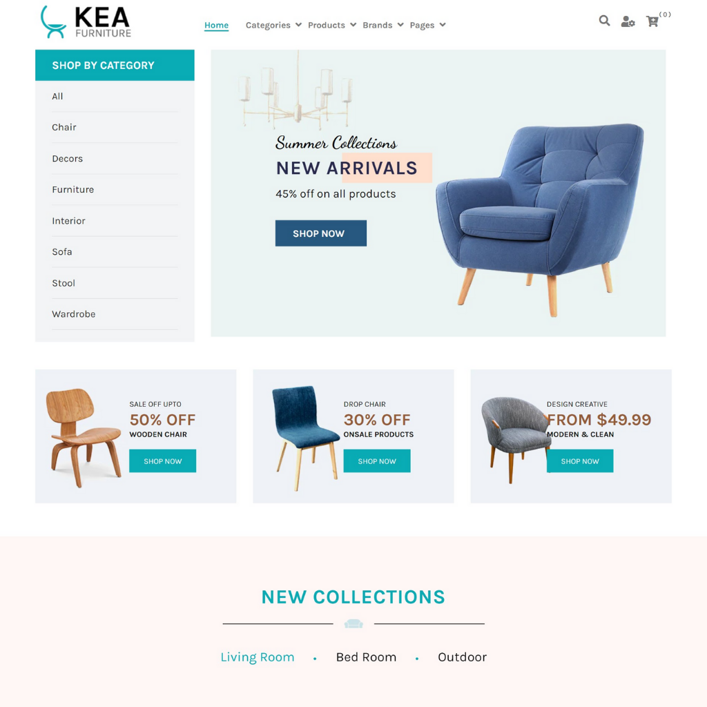 furniture Shopify Shopping Website