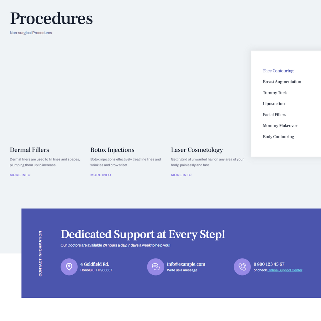 Plastic Surgery Clinic WordPress Responsive Website