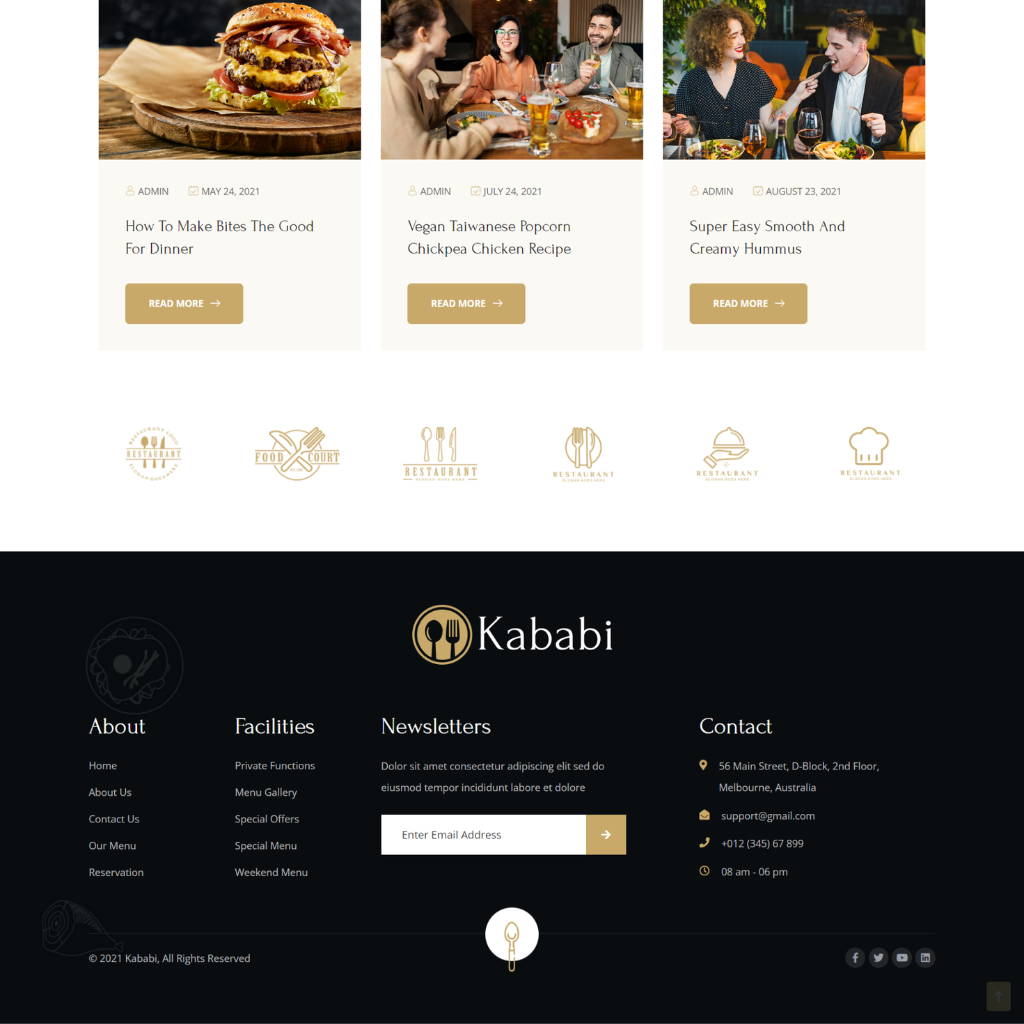 Best Quality Food WordPress Responsive Website