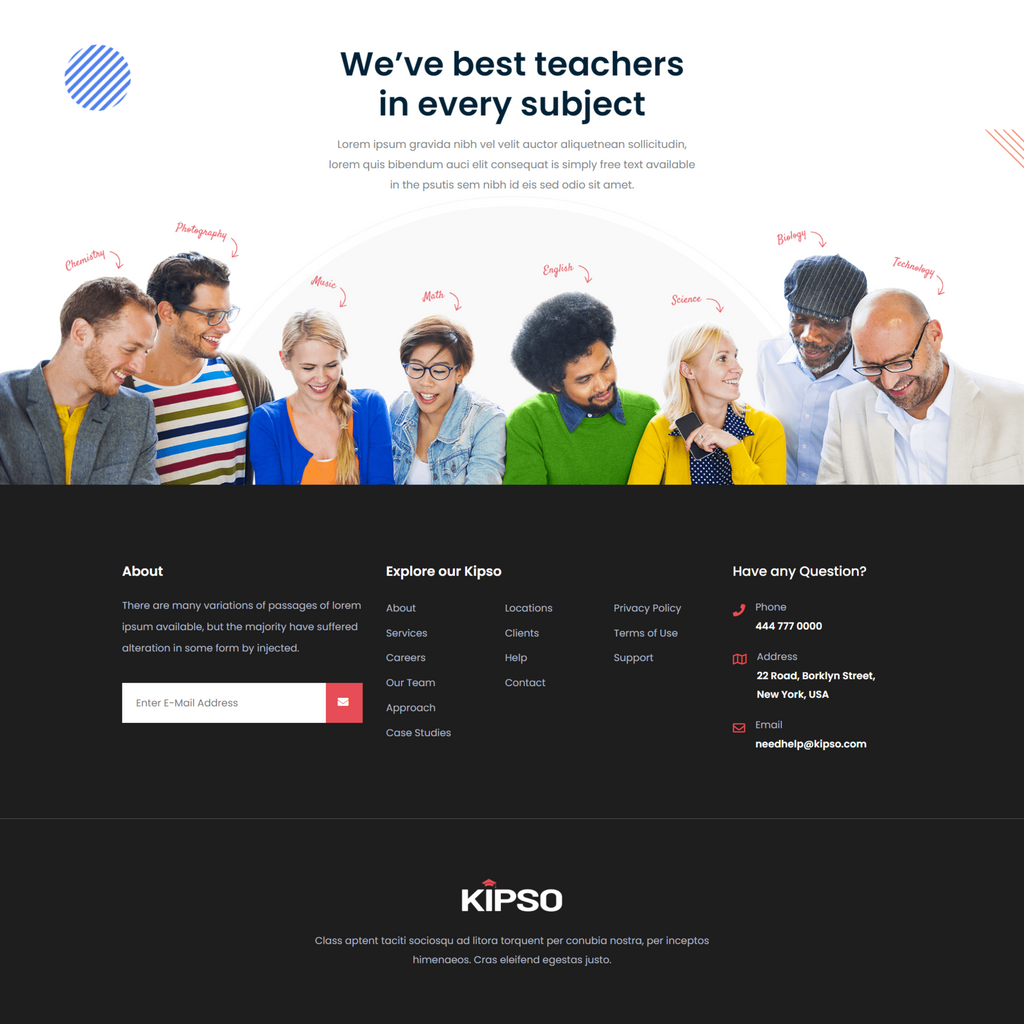 Online Education WordPress Responsive Website