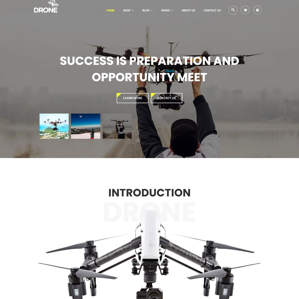 The FixIt Drone Shop Shopify Shopping Website