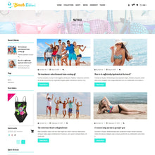 Swimming dress Shopify Website
