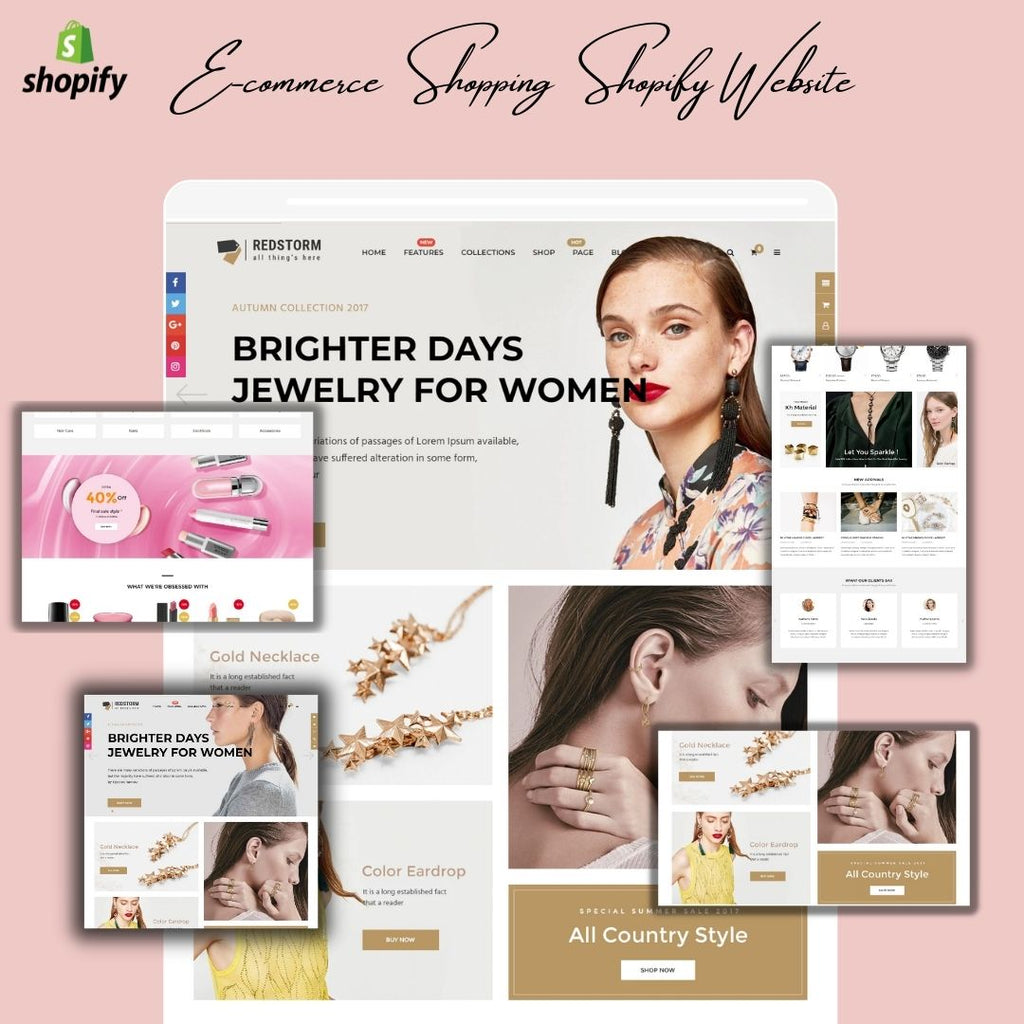 Jewelry Shop Shopify Shopping Website