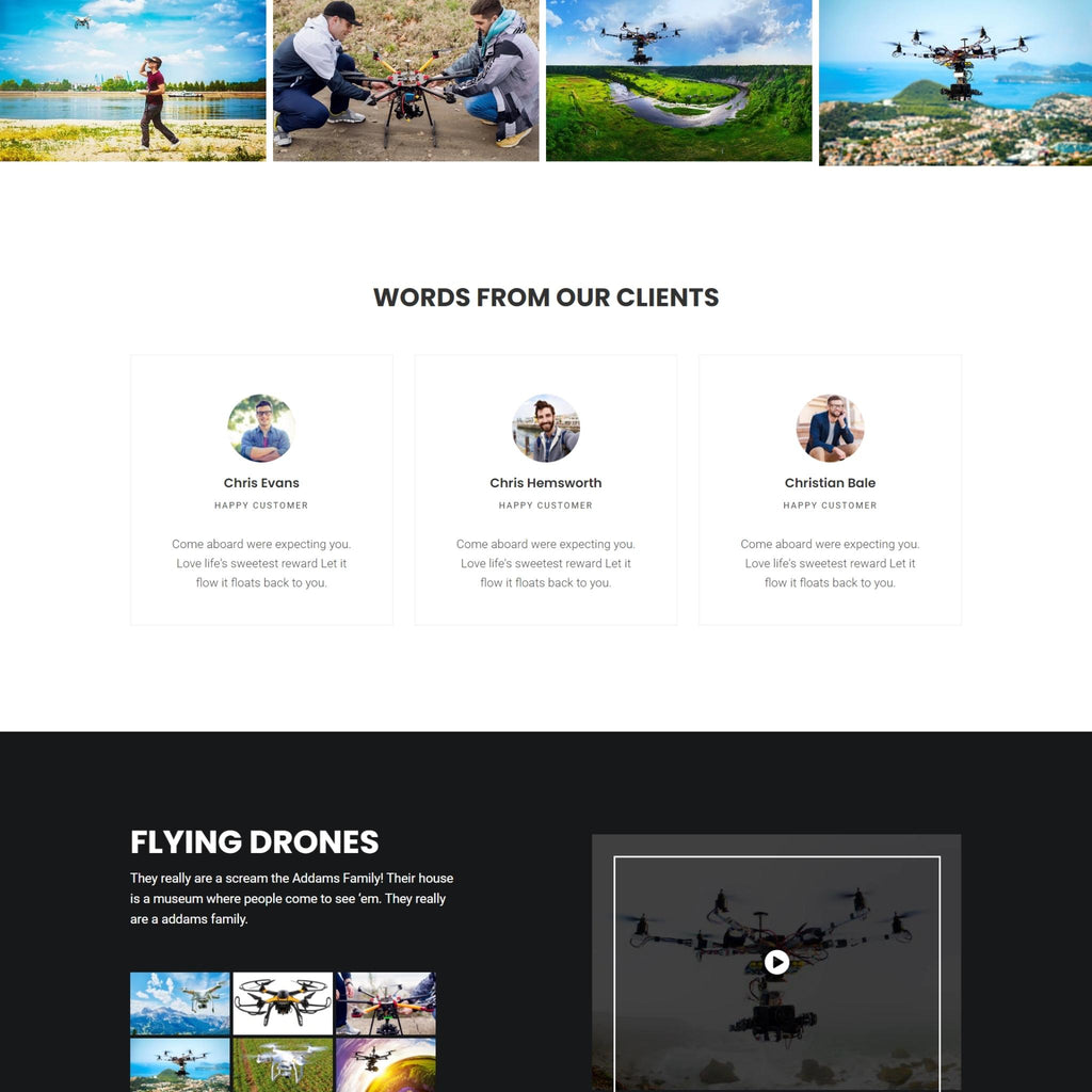 The FixIt Drone Shop Shopify Shopping Website