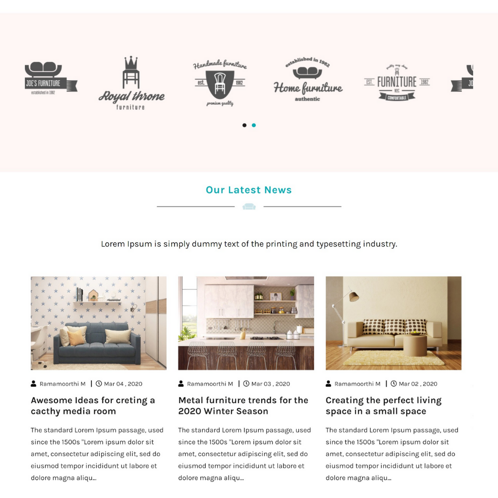 furniture Shopify Shopping Website