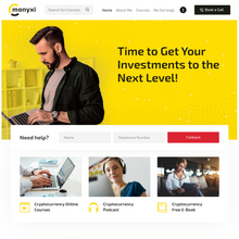 Cryptocurrency Advisor WordPress Website