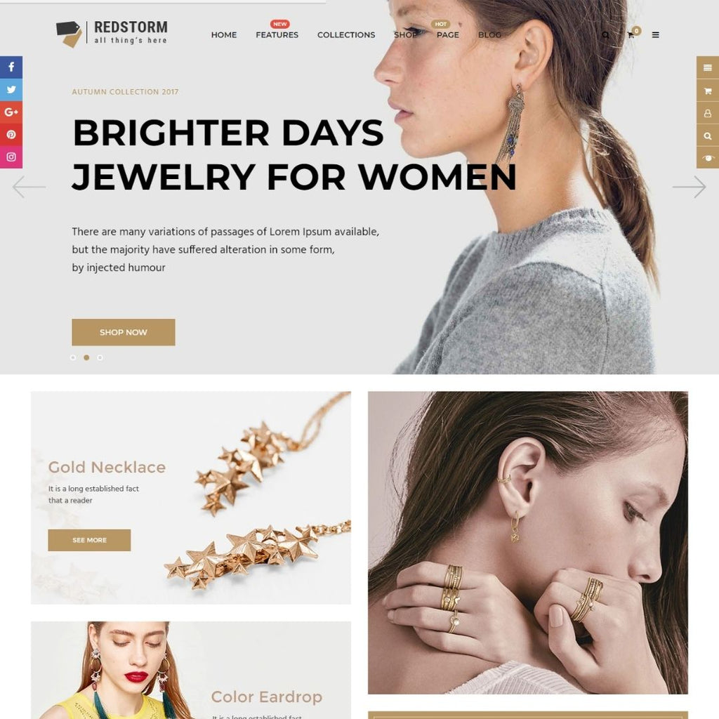 Jewelry Shop Shopify Shopping Website