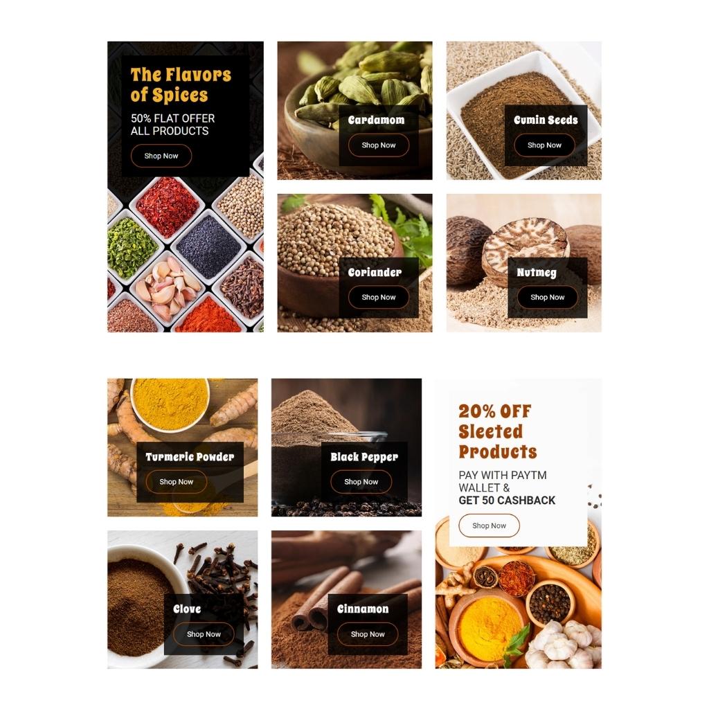 Spices, Dry Fruits Store Shopify Shopping Website