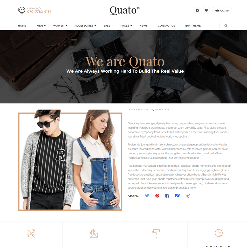 Fashion and Clothing E-Commerce Shopify Website