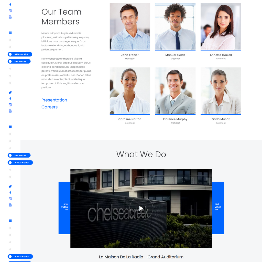 Modern Interior Design Agency WordPress Responsive Website