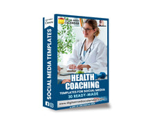 30 Ultimate Health Coaching Social Media Posts Canva Templates