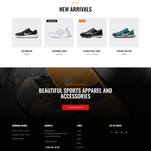Extreme Sports Clothing & Equipment WordPress Responsive Website
