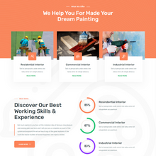 Painting Services WordPress Responsive Website