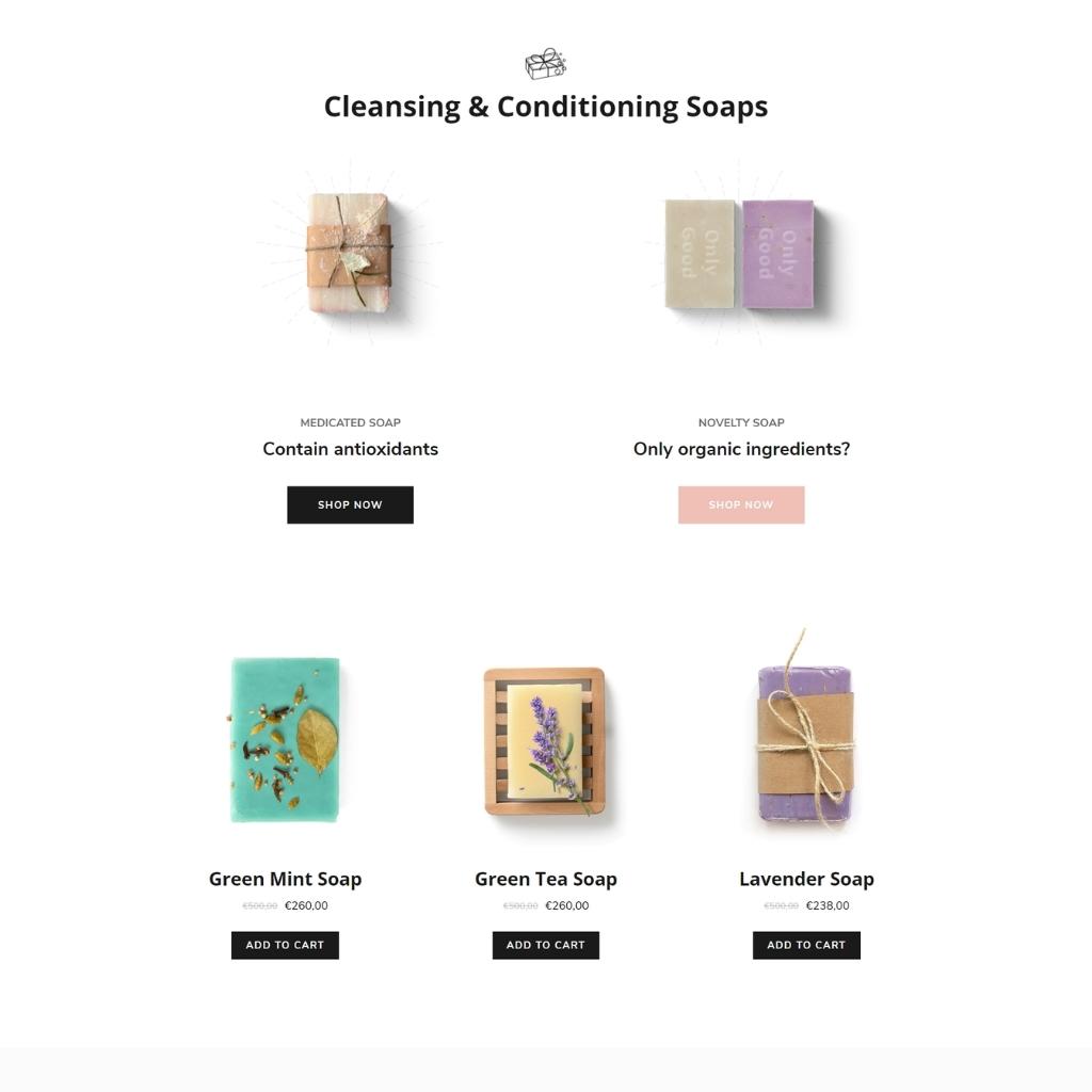 Soap Store Shopify Shopping Website