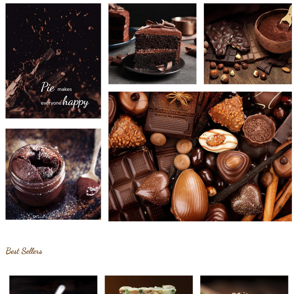 Choclate and bakery Website