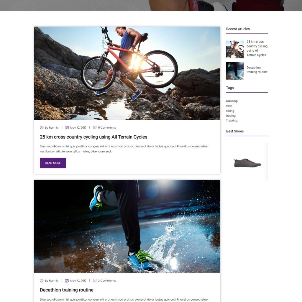 Footwear Shopify Website