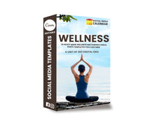 30 Wellness Social Media Posts Canva Templates