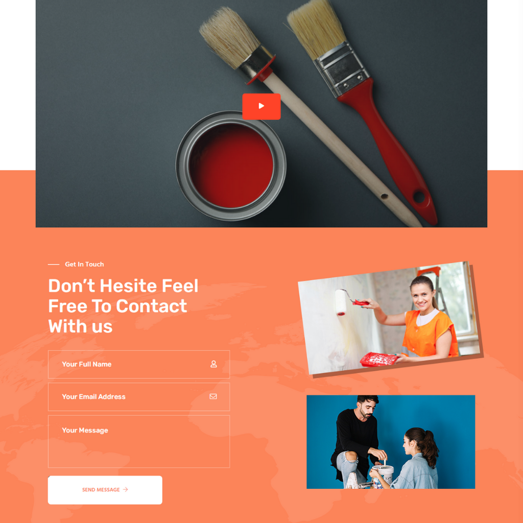 Painting Services WordPress Responsive Website