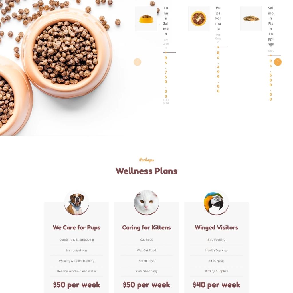 All Pet Product Shopify Shopping Website