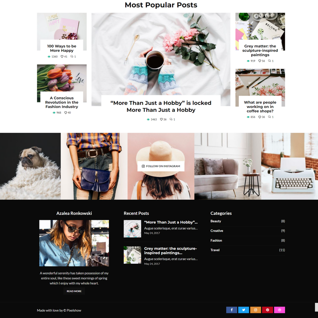 Multi-Concept Blog / Magazine WordPress Responsive Website