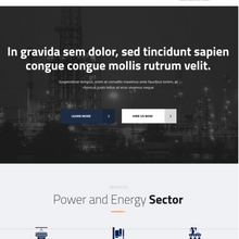 Industrial & Manufacturing WordPress Responsive Website
