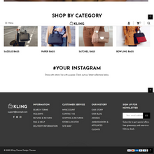 Handbag Shopify Shopping Website