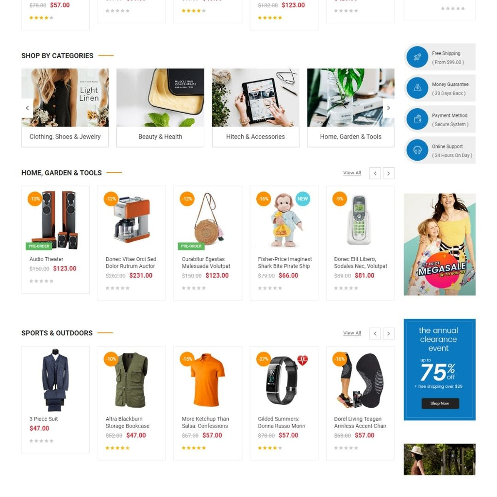 Shopping Store Ecommerce Shopify Shopping Website