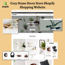 Cozy Home Decor Store Shopify Shopping Website