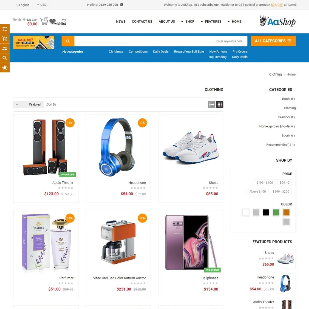 Shopping Store Ecommerce Shopify Shopping Website