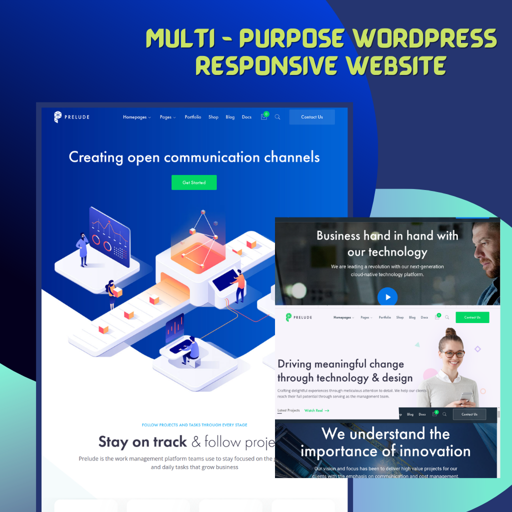 Multi - Purpose WordPress Responsive Website