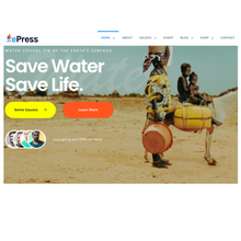 Multipurpose Nonprofit Charity WordPress Responsive Website