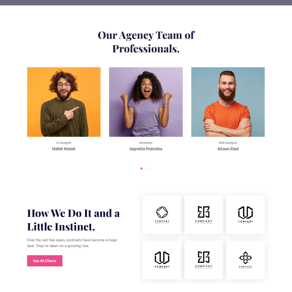 Creative World Agency WordPress Responsive Website
