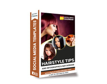 30 Ultimate Hair Style Social Media Stories Canva Templates