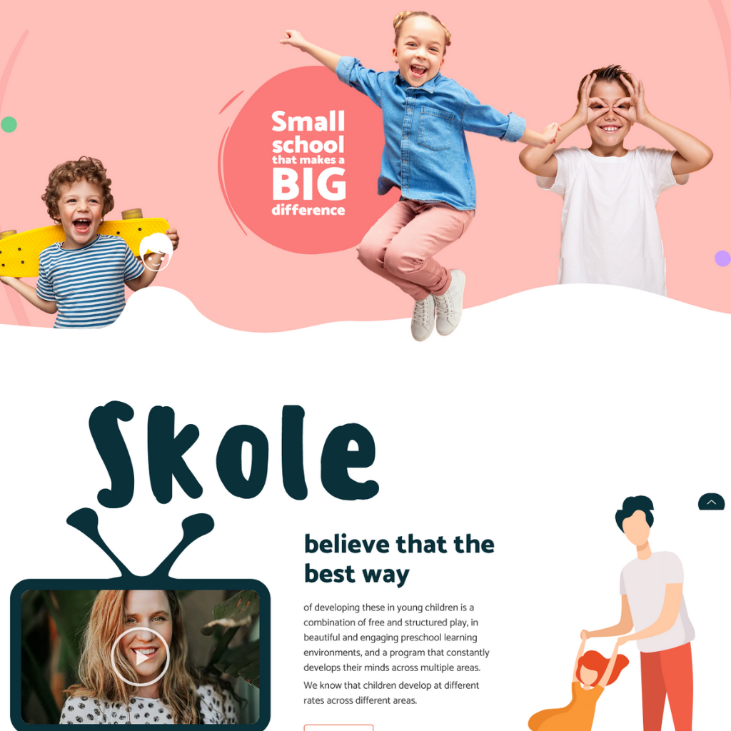 Kindergartens and Preschools WordPress Responsive Website