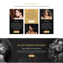 Hair Extension Shopify Shopping Website