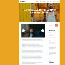 Multipurpose Nonprofit Charity WordPress Responsive Website