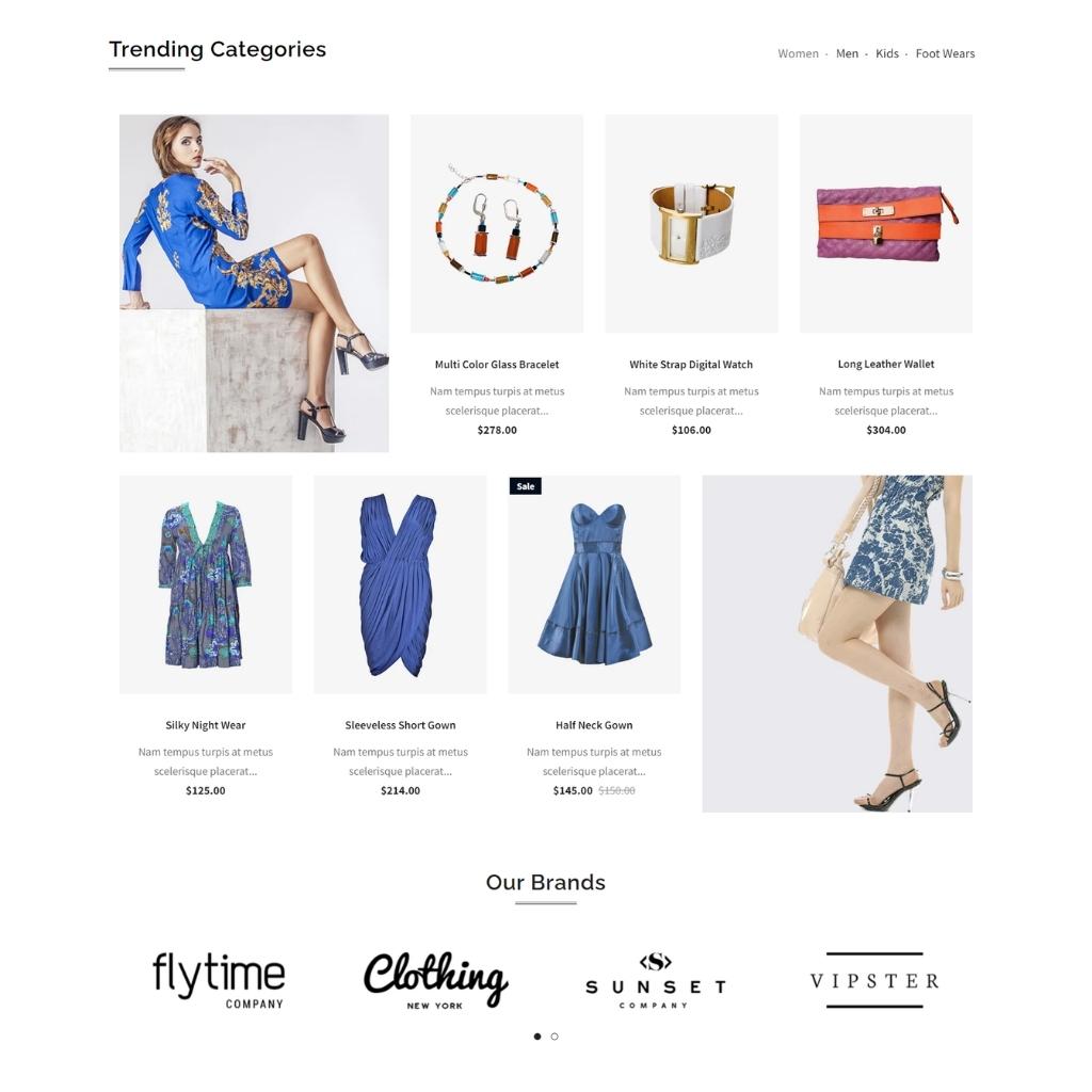 Fashion Store Shopify Shopping Website