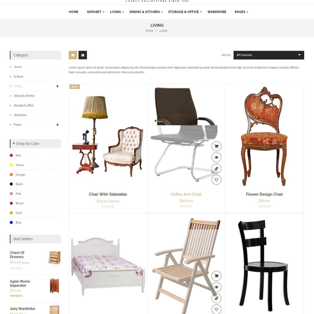 Furniture Paradise  Shopify website