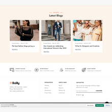 Imagine Fashion Shopify Shopping Website