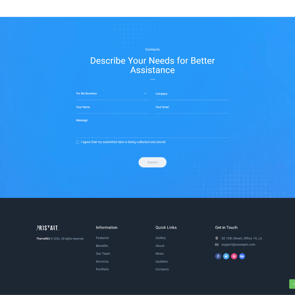 Personal Virtual Assistant WordPress Responsive Website